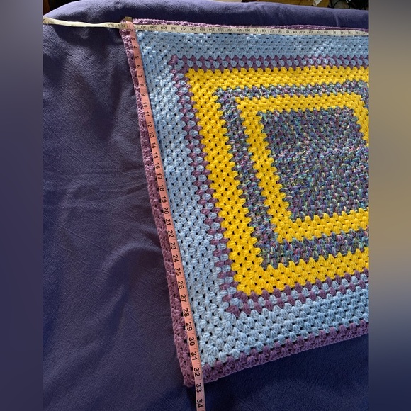 Bassinet, Car, Stroller, Lap, Crib Blanket Handmade Crocheted NEW - Picture 12 of 15